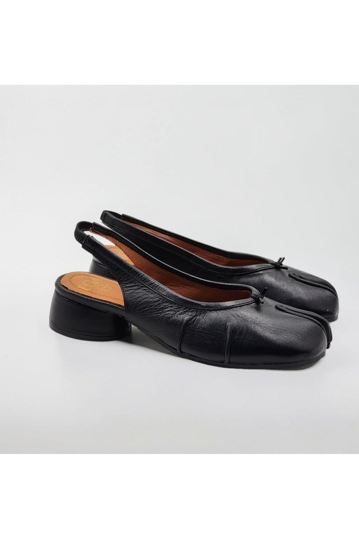 Kadın Hakiki Deri Slingback Topuklu Tabi Parmak Arası ( Fiyonksuz ) Babet 1-2025-3-S-1