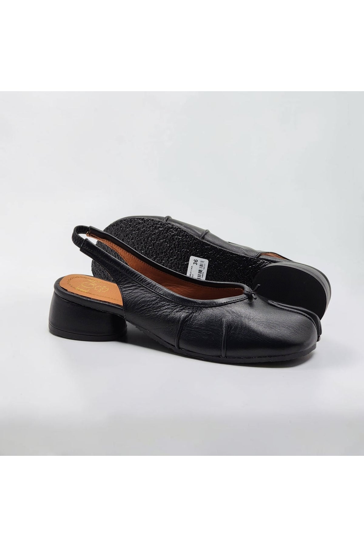 Kadın Hakiki Deri Slingback Topuklu Tabi Parmak Arası ( Fiyonksuz ) Babet 1-2025-3-S-1
