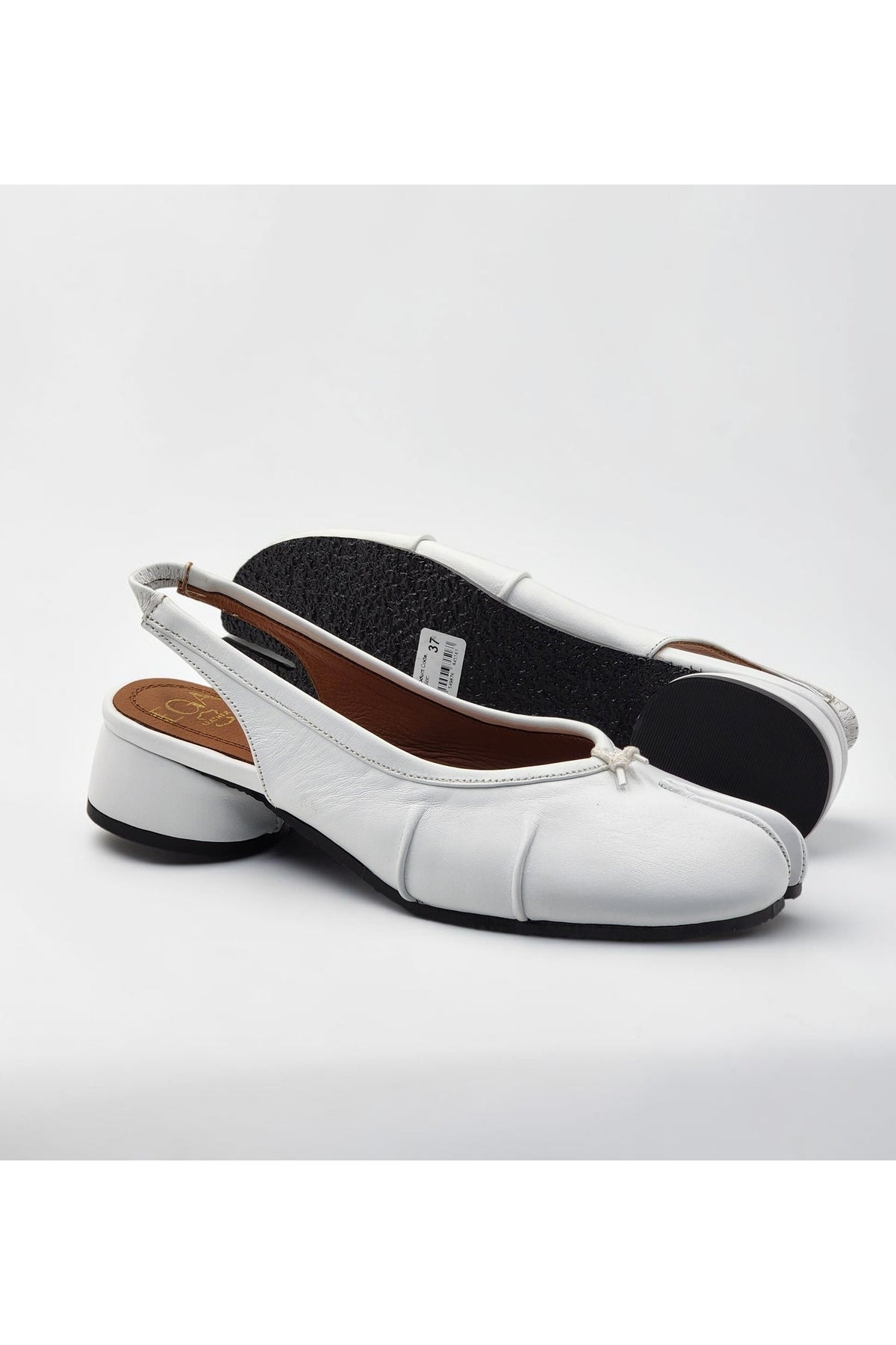 Kadın Hakiki Deri Slingback Topuklu Tabi Parmak Arası ( Fiyonksuz ) Babet 1-2025-3-S-1