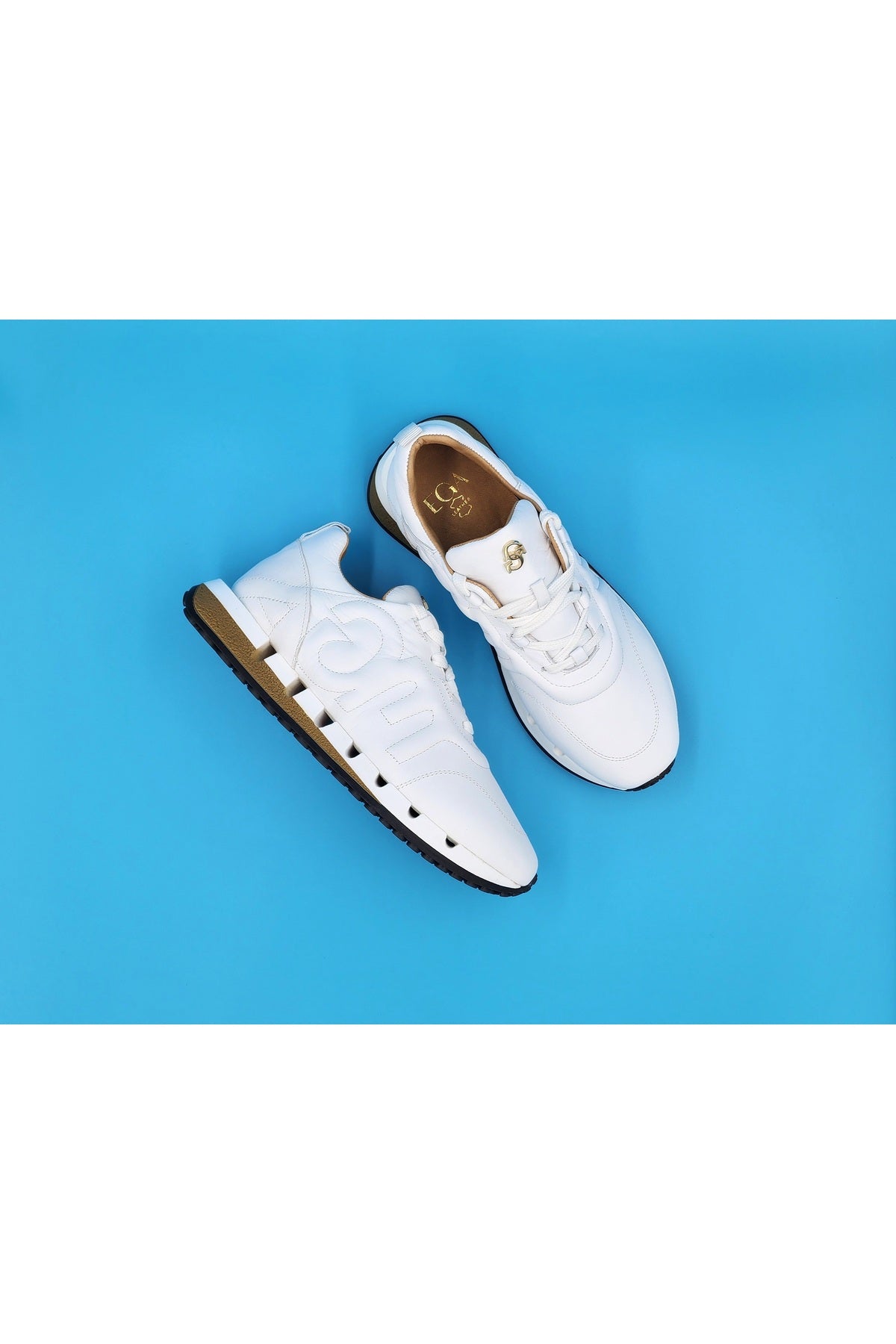 Kadın Hakiki Deri Sneaker 1-40046-3